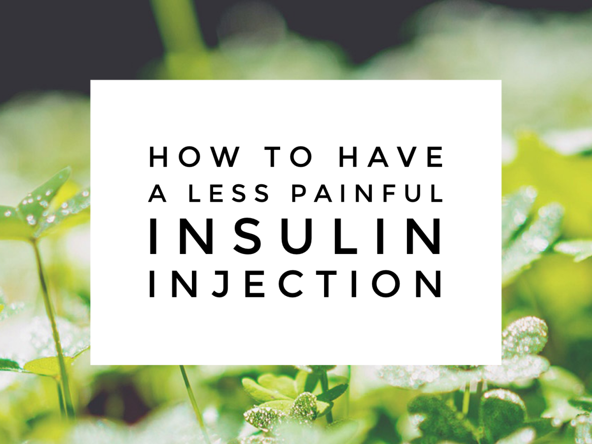 How to Have a Less Painful Insulin Injection